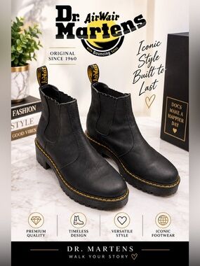 Dr. Marten Romertty Platform Chelsea Boots